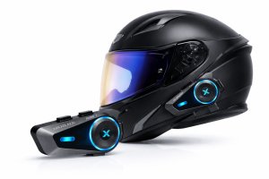 Farrot Interkom motocyklowy zestaw 2 szt Mesh 1.6km bluetooth 5.4 anc 120 km/h do 4 osób radio fm ipx7 12