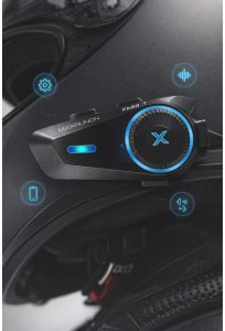 Farrot Interkom motocyklowy zestaw 2 szt Mesh 1.6km bluetooth 5.4 anc 120 km/h do 4 osób radio fm ipx7 14