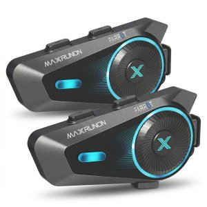 Farrot Interkom motocyklowy zestaw 2 szt Mesh 1.6km bluetooth 5.4 anc 120 km/h do 4 osób radio fm ipx7 15