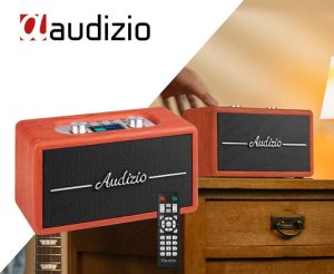 Radio Audizio Radio retro DAB FM BT Tune60 Audizio wiśniowe one size 2