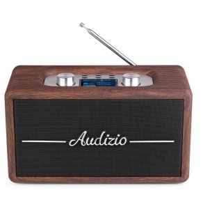 Radio Audizio Radio retro DAB FM BT Tune60 Audizio ciemnobrązowe one size 15