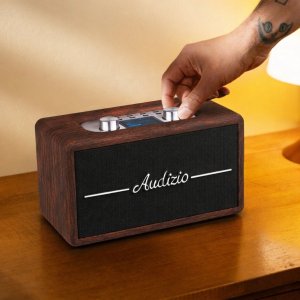 Radio Audizio Radio retro DAB FM BT Tune60 Audizio ciemnobrązowe one size 8