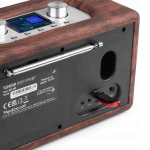 Radio Audizio Radio retro DAB FM BT Tune60 Audizio ciemnobrązowe one size 10