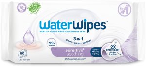 WaterWipes WaterWipes Sensitive+ Kojące chusteczki nawilżane z lawendą 12x60szt. 4