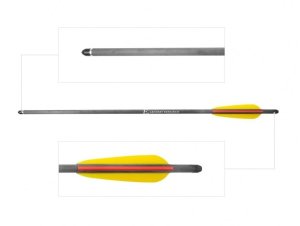 POE LANG Bełt EK CARBON ARROW 8.8 mm BLACK 20" 6szt 5