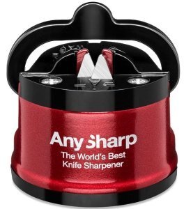 AnySharp Ostrzałka AnySharp PRO Red + płytki ostrzące 3