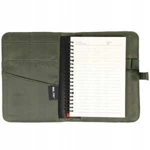 Geepap Oy Notes taktyczny Mil-Tec oliwkowy - poliester, organizer, 185x245mm 2