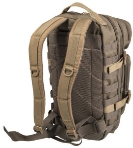Plecak turystyczny Mil-Tec MilTec Plecak Assault 20L Green/Coyote - Wodoodporny i Wytrzymały 2