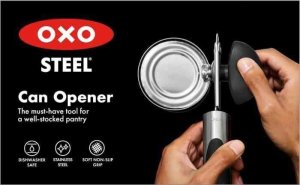 Oxo Oxo Otwieracz do Puszek Stalowy z Dużym Uchwytem 13