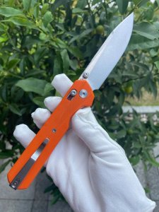 Bestech Knives Nóż KNIVESPL The First Orange G10 14C28N 2