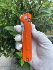 Bestech Knives Nóż KNIVESPL The First Orange G10 14C28N 4