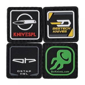 Bestech Knives Nóż składany KNIVESPL The First Sandvik 14C28N, niebieskie G10, Stonewashed/Satin 6