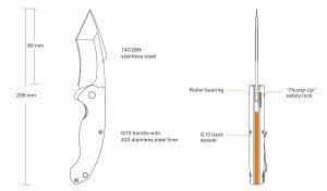Ruike Nóż Ruike P851-B 4