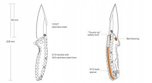 Ruike Nóż Ruike P843-B 4