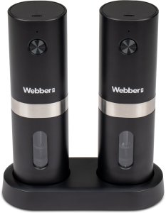 Młynek do przypraw Webber MŁYNEK DO PIEPRZU I SOLI ELEKTRYCZNY AKUMULATOROWY USB 2 SZT WEBBER PREMIUM 5