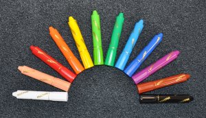 Malinos Kredki woskowe Czar woskowy 12 kolorów 3+ 6