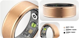 Smart Ring Oura Ring Smartring OneRing 62mm złoty SR01GD-62 5