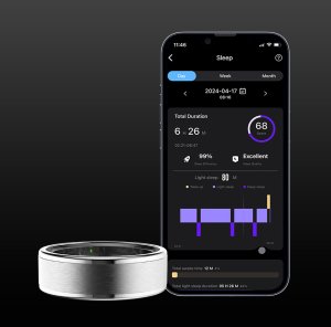 Smart Ring Oura Ring Smartring OneRing 62mm srebrny SR01SL-62 15