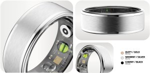 Smart Ring Oura Ring Smartring OneRing 62mm srebrny SR01SL-62 4