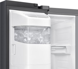 Lodówka Samsung Samsung RS70F65KEF, Freestanding, American door, Black, 2 door(s), Premium Black Steel, Inside 8