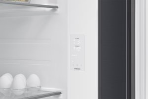 Lodówka Samsung Samsung RS70F65KEF, Freestanding, American door, Black, 2 door(s), Premium Black Steel, Inside 9