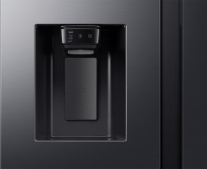 Lodówka Samsung Samsung RS70F65KEF, Freestanding, American door, Black, 2 door(s), Premium Black Steel, Inside 10