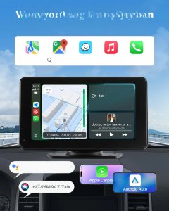 Radio samochodowe Canva Ekran CarPlay/Android Auto 7 dotykowy BT GPS z kamerą cofania do auta 4