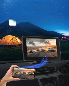 Radio samochodowe Canva Ekran CarPlay/Android Auto 7 dotykowy BT GPS z kamerą cofania do auta 7