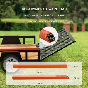 Aptel Siłownik klapy przyczepy 81 kg regulowany do rampy ułatwia podnoszenie 5