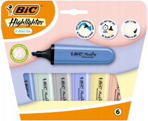 Bic ZAKRESLACZ 6KOL PAST BC B/C 2