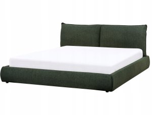 Beliani Łóżko wodne VINAY 180 x 200 cm Ciemnozielony 2