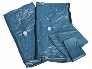 Beliani Łóżko wodne VINAY 180 x 200 cm Ciemnozielony 10