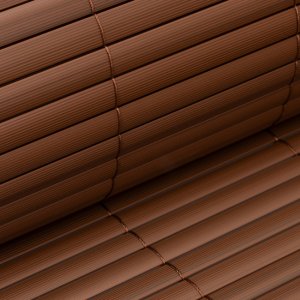 Springos Osłona PVC maskująca na balkon, taras, ogrodzenie 500x100 cm brązowa UNIWERSALNY 14