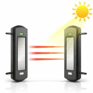 Spreest SYGNALIZATOR WEJŚCIA BARIERA PODCZERWIENI CZUJNIK RUCHU BRAMA ALARM SOLARNY 7