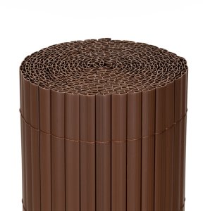 Springos Osłona PVC maskująca na balkon, taras, ogrodzenie 500x140 cm brązowa UNIWERSALNY 11