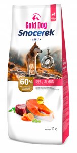 Nutra Gold Gold Dog Snocerek Adult Beef & Salmon 15kg 2