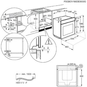 Piekarnik z płytą AEG Zestaw piekarnik z płytą indukcyjny sw OU5PE40AK + OIX64A00XB + TR1LFV (KOMBI425PI) 3