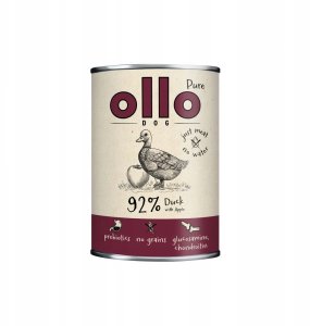 Ollo Ollo Pure Kaczka z Jabłkiem 850g 2