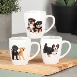 Siaki Collection Kubki ceramiczne psy 220 ml 3 szt. 2