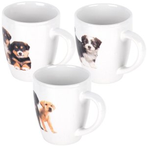 Siaki Collection Kubki ceramiczne psy 220 ml 3 szt. 3