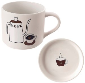 Lumarko Kubek z pokrywką porcelanowy 420 ml 3