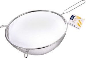 PrzydaSie Sitko kuchenne stalowe z uchwytem 24,5 cm 4