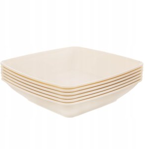 Vilde Talerze obiadowe głębokie plastikowe kremowe SANDY 17,5 cm, 500 ml 6 szt. 3