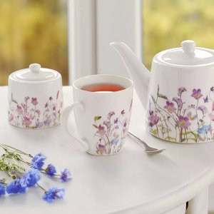 Lumarko Cukierniczka porcelanowa kwiaty LOUKA 320 ml 3