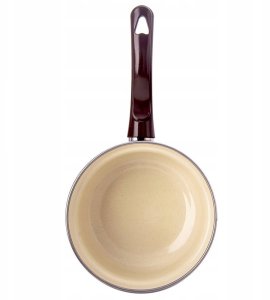 Emalia Pleszew Rondel emaliowany BROWN 14 cm, 620 ml 4