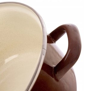 Lumarko Garnek emaliowany BROWN 18 cm, 2 l 6