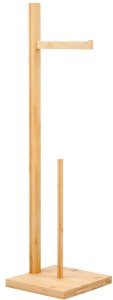 Vilde Stojak na papier toaletowy bambusowy 70 cm 3