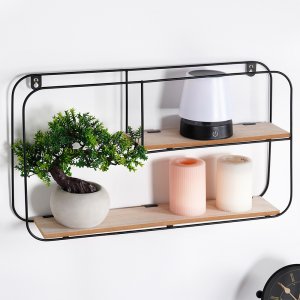 Trends4You Półka ścienna metalowa 52x10,5x29 cm 2