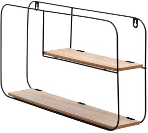 Trends4You Półka ścienna metalowa 52x10,5x29 cm 6