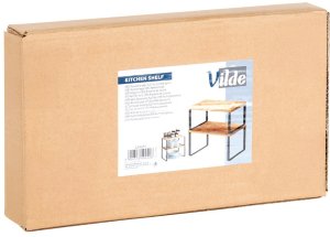 Vilde Półka kuchenna bambusowa 33,5x19,5x16 cm / 33,5x18,5x13,5 cm 2 szt. 7